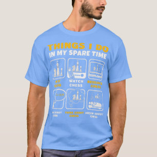 チェッおもしろいスプレーヤー私の暇な時間に行うこと Tシャツ