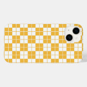 チェッアーガイルカーボード格子黄 Case-Mate iPhoneケース (裏面 (横))