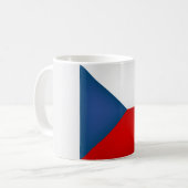 チェッカッコいいコ国旗 コーヒーマグカップ (正面左)