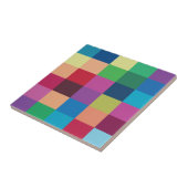 チェッカラフルカーボードパターン タイル (側面)