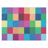 チェッカラフルカーボードパターン テーブルクロス (正面(横))