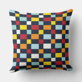 チェッカラフルカー クッション (裏面)