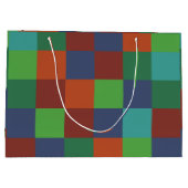 チェッカラフルカー ラージペーパーバッグ (裏面)