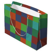 チェッカラフルカー ラージペーパーバッグ (裏面アングル)