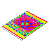 チェッカラフルスボードとピース ノートブック (左側)