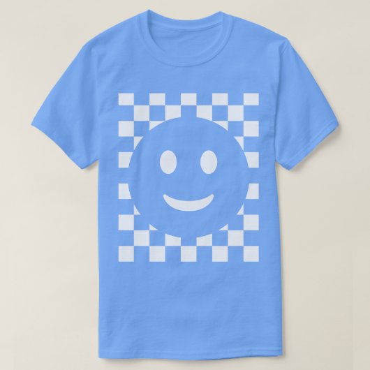 チェッカースマイル1 Tシャツ (デザイン正面)