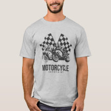 チェッカーフラッグとスーパーバイクレース