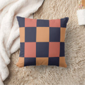 チェッカーボカラフルードのチェック クッション (ブランケット)