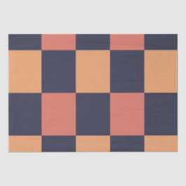 チェッカーボカラフルードのチェック 薄葉紙