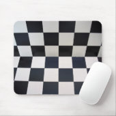 チェッカーボードのチェスの背景 マウスパッド (マウス)