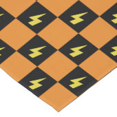 チェッカーボードのフラッシュサインのパターン， Y2K ショートテーブルランナー (コーナー)