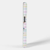 チェッカーボードの背景のウサギ by Natasha Us Case-Mate iPhoneケース (裏面 / 右)
