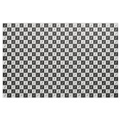 チェッカーボードの蟻黒及び白 ファブリック (ヤード)