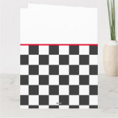 チェッカーボードサンキュースポーツコーチチームカラー カード (裏面)