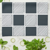 チェッカーボードチェッククラシック キッチンタオル (折り畳み)