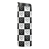 チェッカーボードハート タンブラー (回転右)