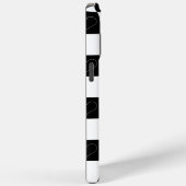 チェッカーボードハート（白黒） Case-Mate iPhoneケース (裏面 / 右)