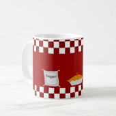 チェッカーボードパイズコーヒーマグ コーヒーマグカップ (正面左)