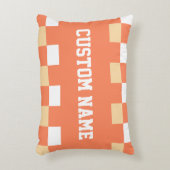 チェッカーボードパターン アクセントクッション (正面(垂直))