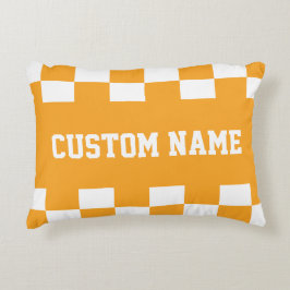 チェッカーボードパターン アクセントクッション