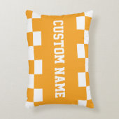 チェッカーボードパターン アクセントクッション (正面(垂直))