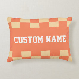 チェッカーボードパターン アクセントクッション