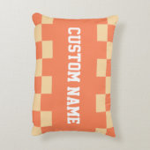 チェッカーボードパターン アクセントクッション (裏面(縦))