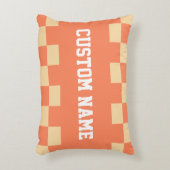 チェッカーボードパターン アクセントクッション (正面(垂直))