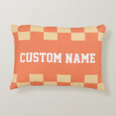 チェッカーボードパターン アクセントクッション (裏面)