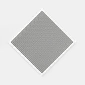 チェッカーボード白黒スポーツグラードレースデー スタンダードランチョンナプキン (角)