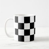 チェッカーボード コーヒーマグカップ (左)