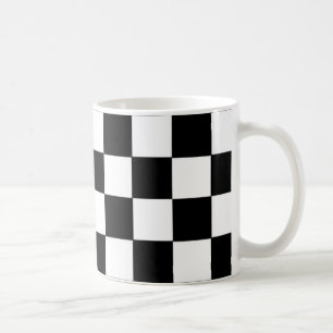 チェッカーボード コーヒーマグカップ