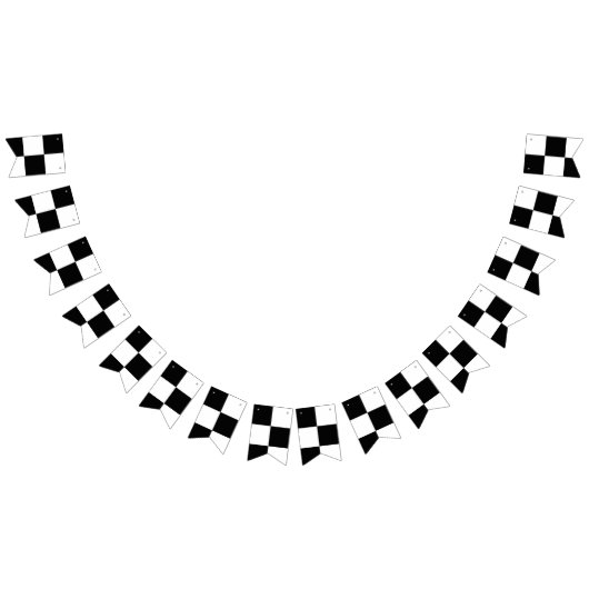 チェッカーボード バンティングフラッグ (全)