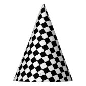 チェッカーボード パーティーハット (左)