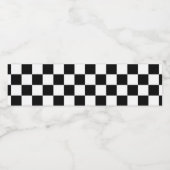 チェッカーボード ペットボトルラベル (シングルラベル)