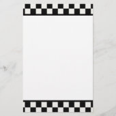 チェッカーボード 便箋 (正面)