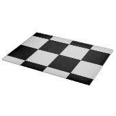 チェッカーボード! (正方形のタイルのデザインの) ~ カッティングボード (角)