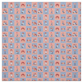 チェッカー盤のRaggedy AnnとAndy Ingham ファブリック (見本)