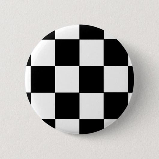 チェッカー 缶バッジ (正面)