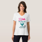 チェックされて下さい! 女性の蟹座の認識度! 2 Tシャツ (正面フル)