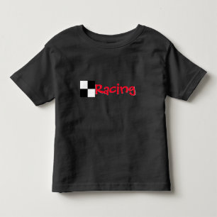 チェックした白黒の幼児Tシャツ トドラーTシャツ