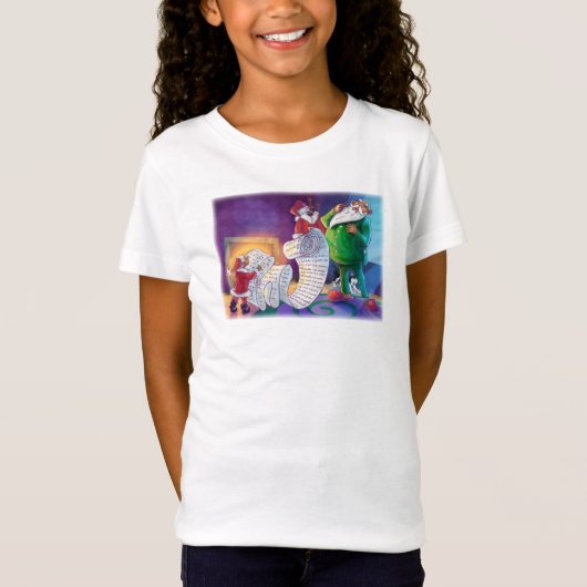 チェックしなきゃ サンタ Tシャツ (正面)