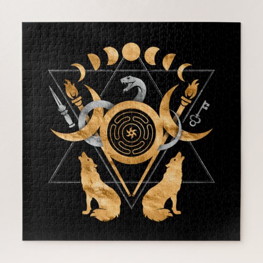 チェックの記号 ジグソーパズル (縦)