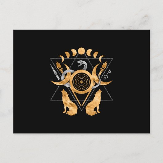 チェックの記号 ポストカード (正面)