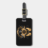 チェックの記号 ラゲッジタグ (正面縦)