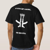 チェックを実行せよ Tシャツ (裏面)