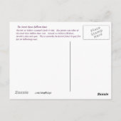 チェックアウトホットエアバルーンはがき ポストカード (裏面)