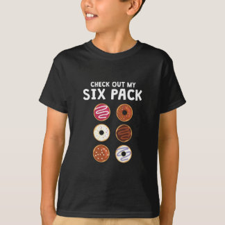 チェックアウトMy Six Pack おもしろい Doutフィットネス Tシャツ
