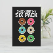 チェックアウトMy Six Pack Dout Gymトレーニングフィットネス 招待状 (スタンド正面)