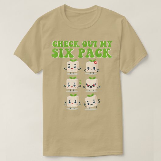 チェックアウトSiパック豆腐ワールドベジタリアンデイビーガン Tシャツ (デザイン正面)